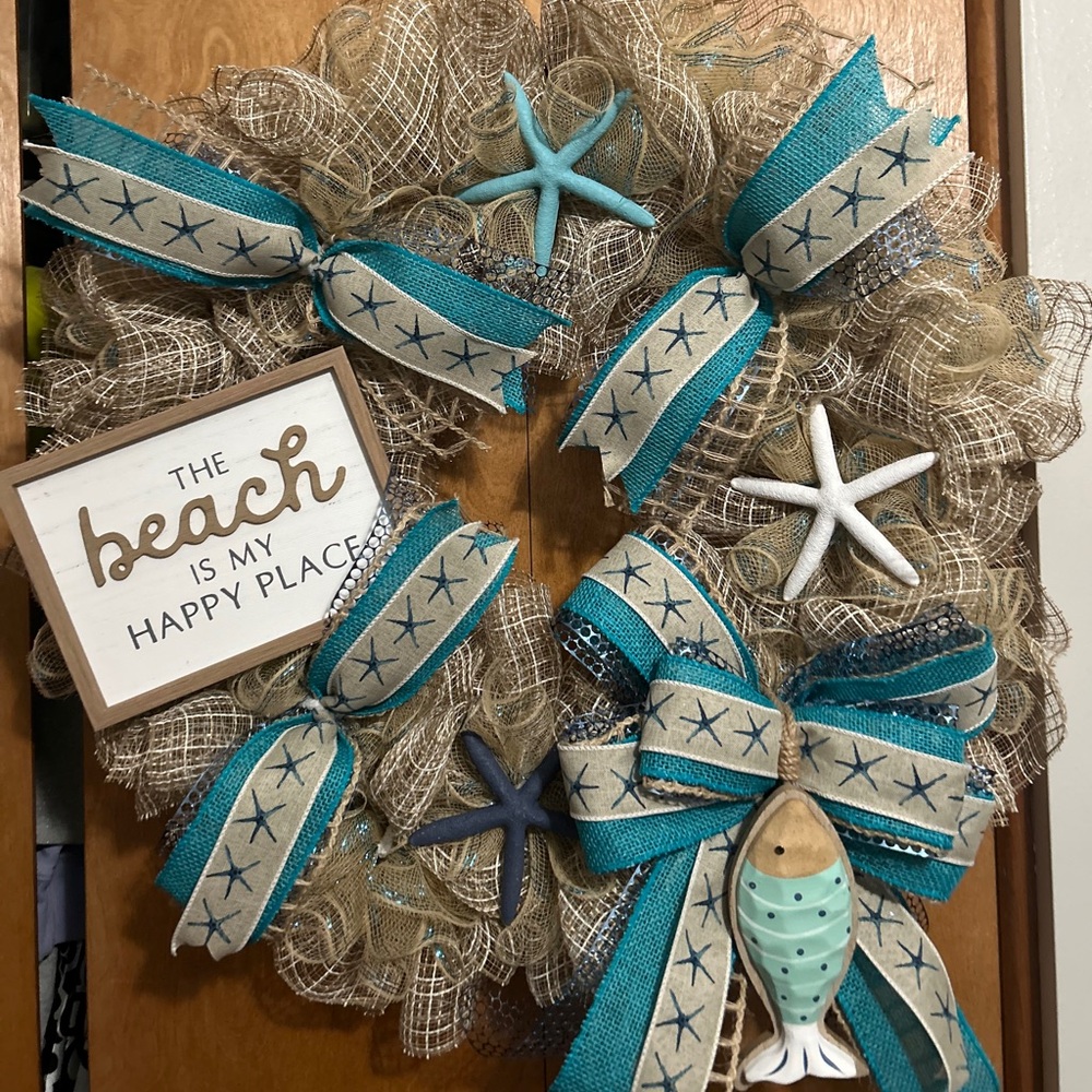 14” Custom Hand Crafted Wreath! Your Theme/Colors!